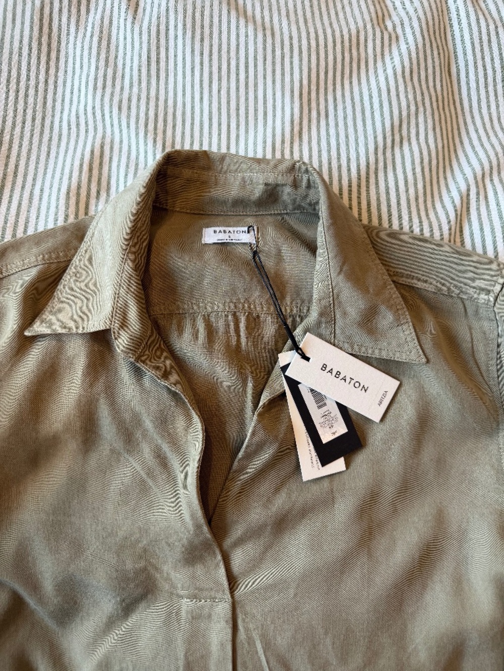 Aritzia Babaton Shirt- Olive Green